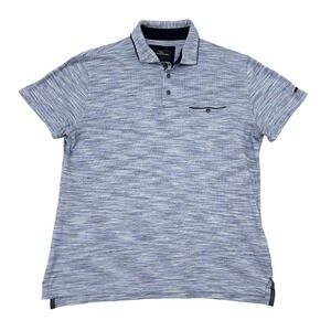 Rodd & Gunn Polo Shirt Mens Size Large Blue Sports Fit Short Sleeve Preppy